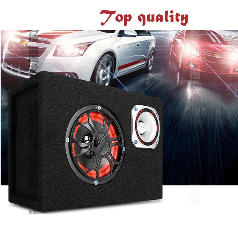 

5 Inch 12v , 220v Car Audio Hifi Portable Active Speakers With Remote, I KEY BUY KTV Boom Box Stage Hifi Speaker Subwoofers