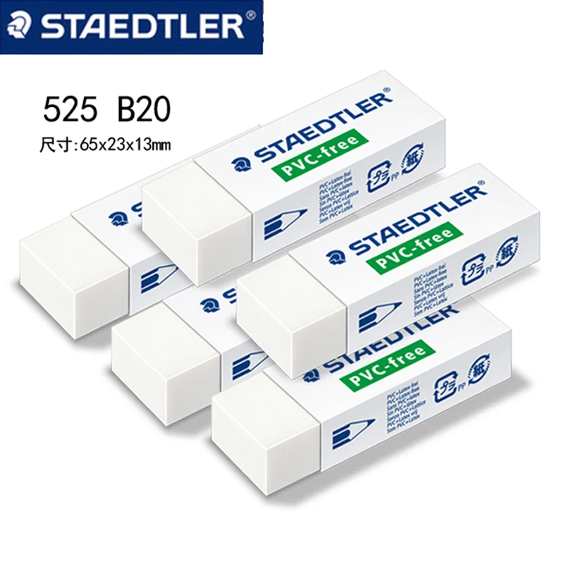 Pens & Writing Instruments 5 x Staedtler Rubber Erasers 525 B20 Premium