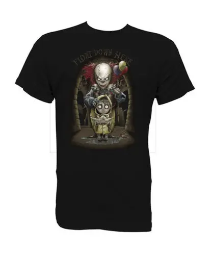 Camiseta Футболка это пленка pelicula payaso XS-S-M-L-XL мужские 2018 Модная брендовая футболка с