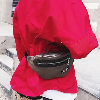 

Multi-functional large capacity Sport Leather Waist Bag Hand Cross body Bag Chest Female Shoulder Bags unisex Bolsas Feminina