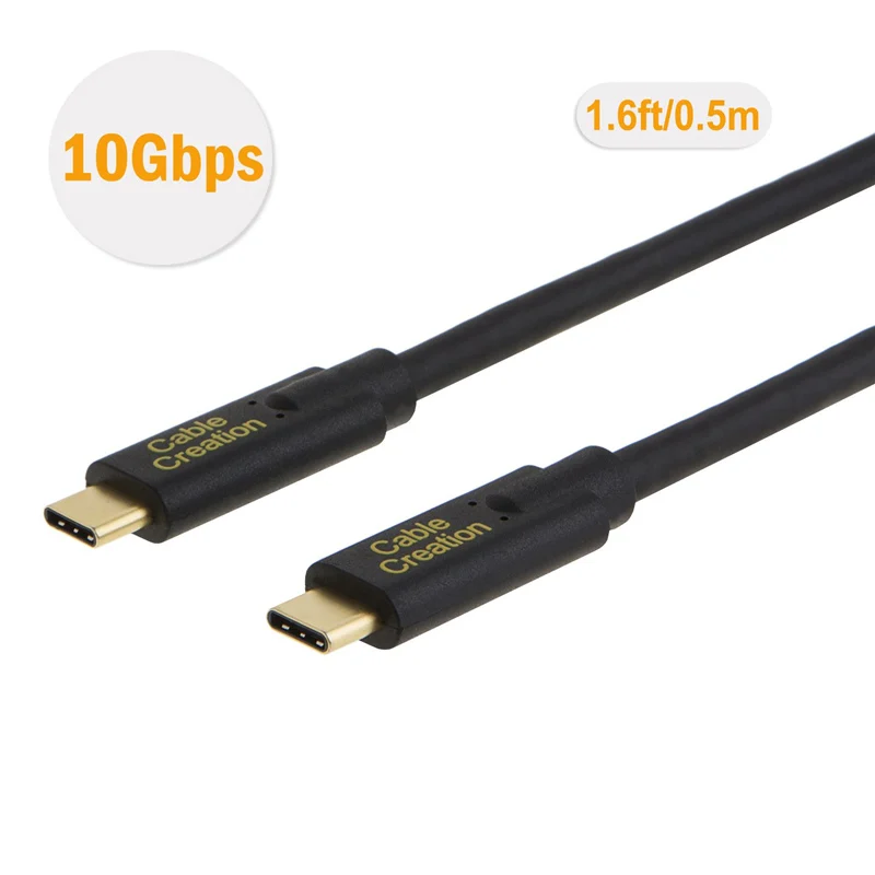 Кабель USB 3 1 Type C Gen 2 10 Гбит/с встроенный чип E Marker совместимый с MacBook Pro 2017 HP Spectre X2