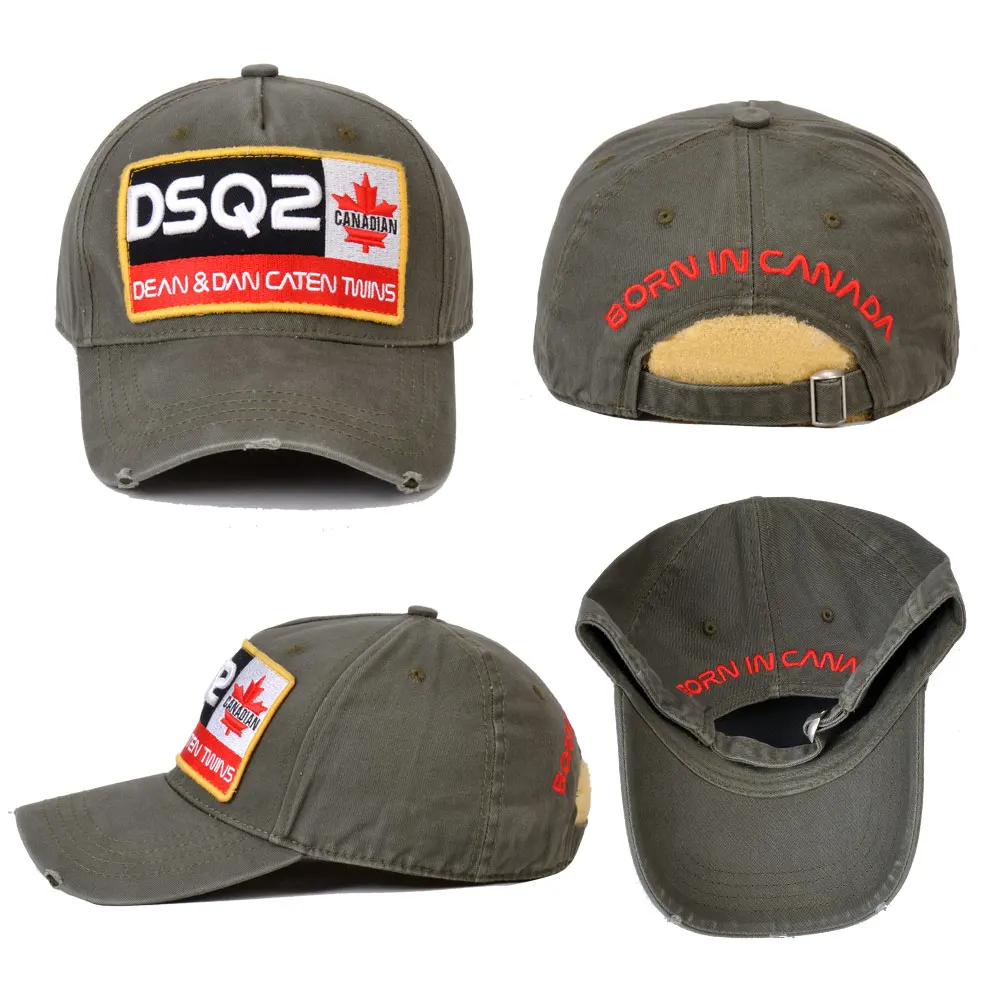 DSQICOND2 бренд DSQ2 буквы Casquette шапки вышивка папа хип хоп бейсболка DSQ шляпа черная бейсболка кепки для мужчин и женщин