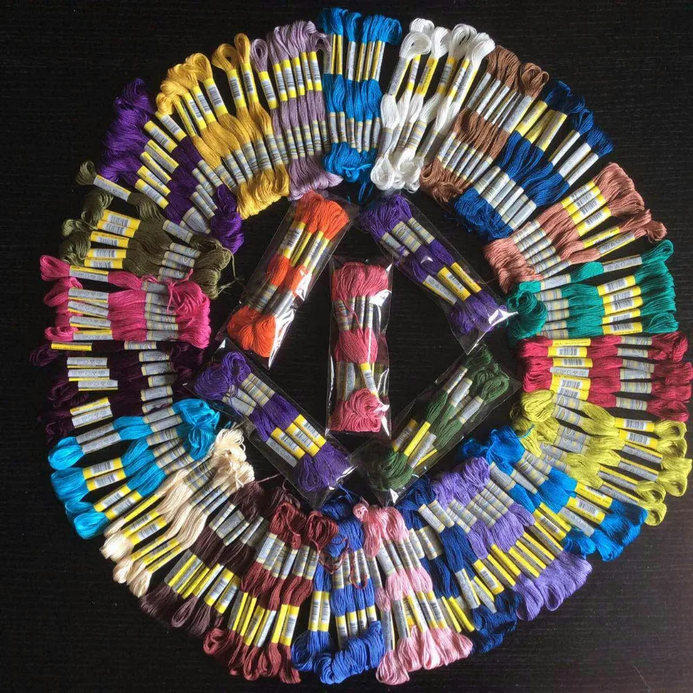 

Pink DMC Colors 12 Skeins of 8.7Yards (8m) per pack High Quality Cotton Embroidery Floss for Cross stitch 6 strands,DMC Column 4