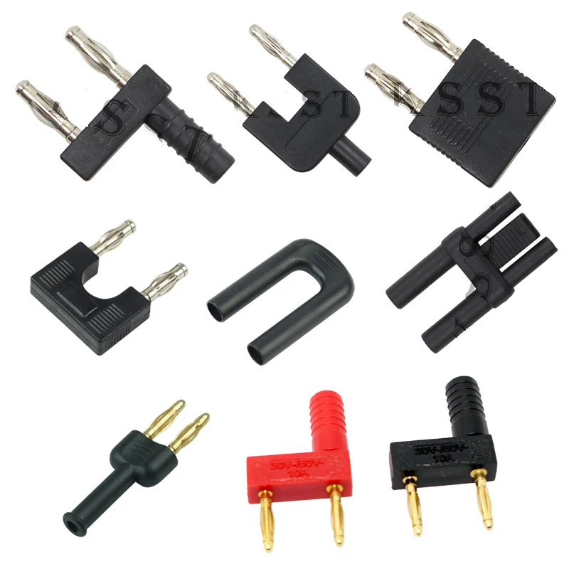 2/4mm Banana Plug Short circuit /Jumper Plug 2 Revolutions male Female