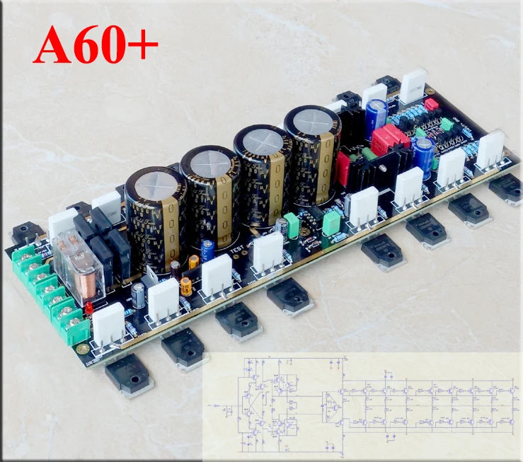 2 шт. обновленная версия A60+ 2SC5200 A1943 усилитель мощности плата справки Accuphase A60 схема