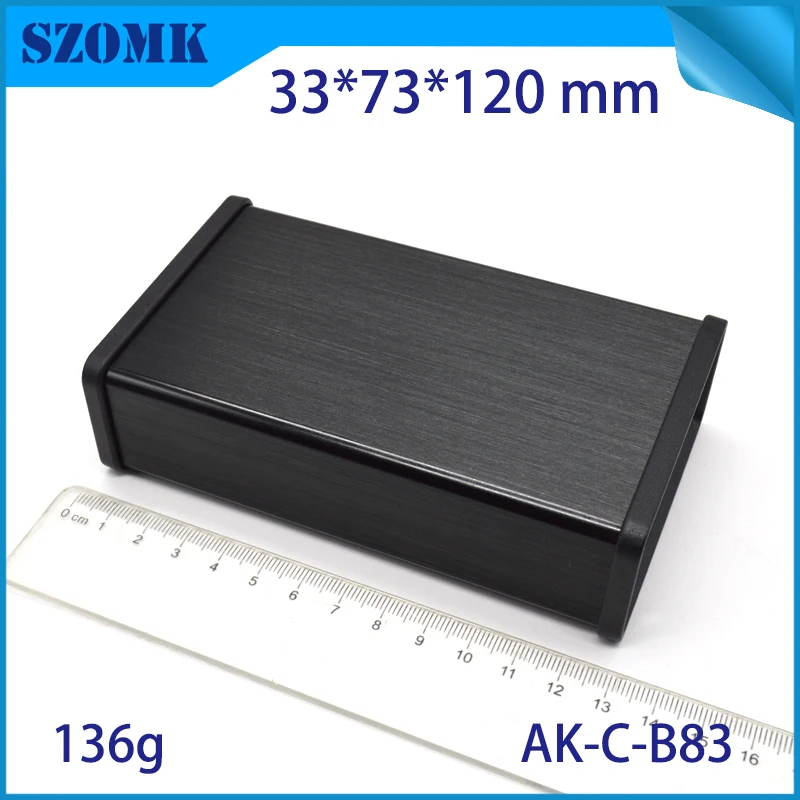 aluminum box for electronic project extruded aluminum electrical cabinet szomk aluminum housing for pcb design GPS control enclosure (12)