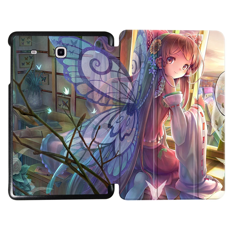 SS15 MTT чехол для samsung Galaxy Tab E 9,6 ''T560 SM-T560 T561 T565 T567V флип-чехол из полиуретановой кожи для планшета граффити защитный чехол - Цвет: SS15