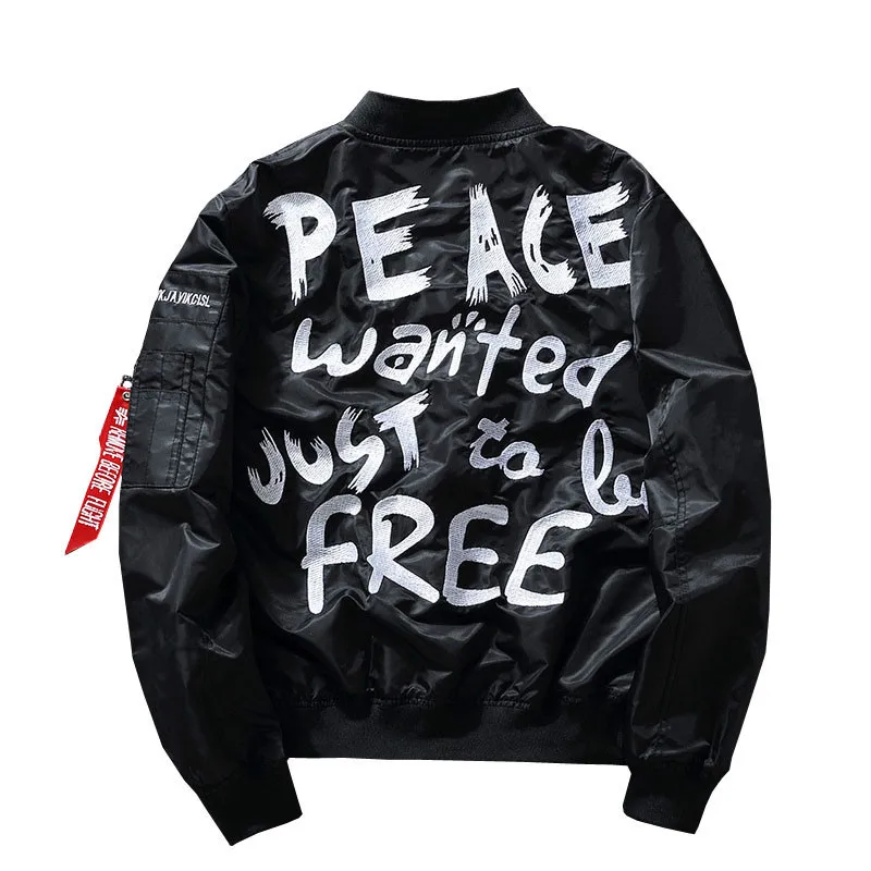 Zogaa Mens Jackets And Coats Hip Hop Jacket Men Clothes Cotton Embroidery Peace Jacket Zipper Coat Men Bomber Streetwear Jacket Zogaa Mens Jackets And Coats Hip Hop Jacket Men Clothes Cotton Embroidery Peace Jacket Zipper Coat Men Bomber Streetwear Jacket