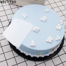 Измельчитель кухонный шпатели для торта лопатки для теста скребок для масла трапециевидный скребок Инструменты для торта пластиковый скребок для теста