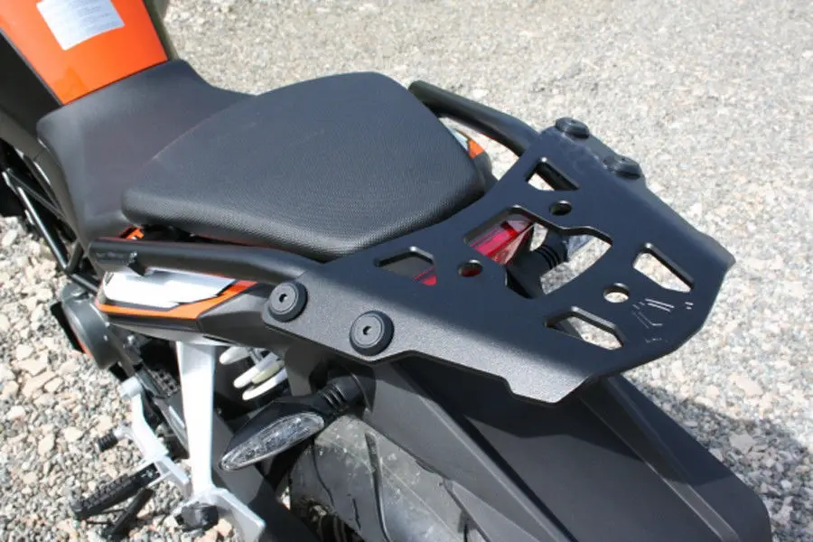 Черная мотоциклетная багажная полка задняя полка для KTM 125 DUKE 2011- 390 DUKE 2013- 200 DUKE 2011- высококачественный алюминий