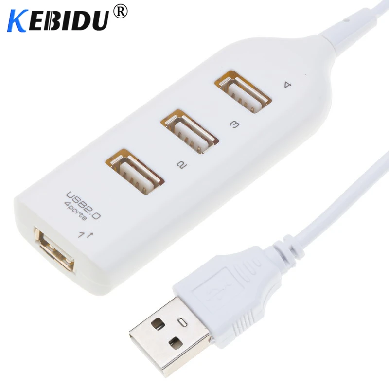 USB 2 0 концентратор kebidu супер высокоскоростной 4 портовый usb хаб разветвитель