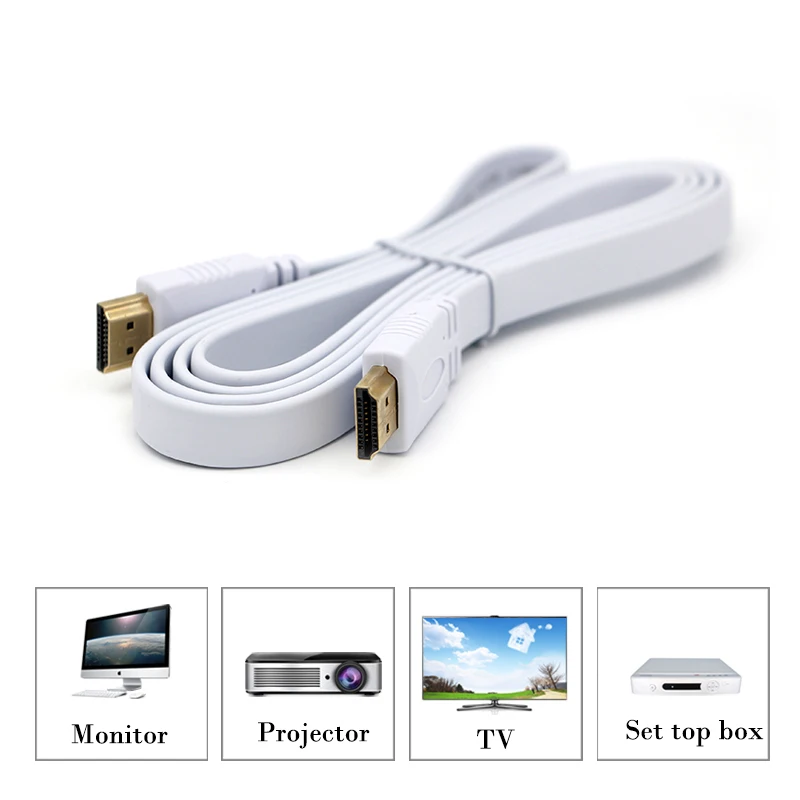1 4 удлинительные HDMI кабели свинцовые высокоскоростные с Ethernet 1080p компьютерный
