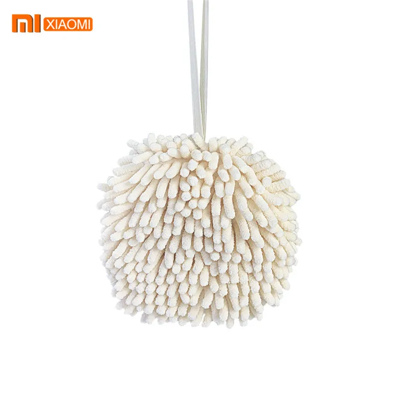 Xiaomi влажные салфетки из синели полотенце для рук подвесная водная впитывающая