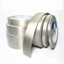 1 pces 20m single-sided adesivo condutivo pano fita interferência blindagem isolamento proteção de radiação eletromagnética