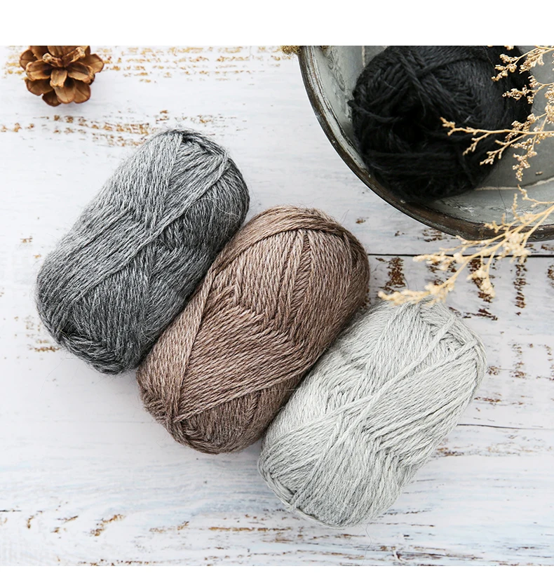 50g/ball Crochet Yarn Quality Hand-Knitting Thread for Cardigan Scarf Suitable Knitting Yarn Light Weight Yarn