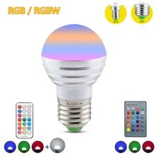 E27 LED Волшебной лампы RGB ночник AC220V 110 В Праздник лампы 5 Вт RGB/RGBW лампы для дома ночь Украшение Освещение с ИК-пульт