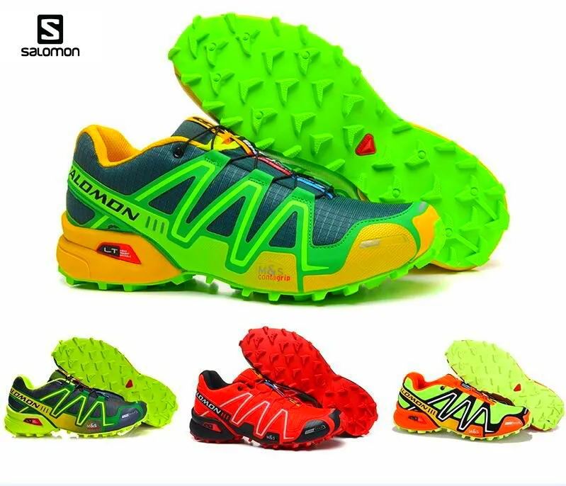 

2018 Salomon Speed Cross 3 CS Male Outdoor Sports Shoes speed cross III Solomon men sneakers Athletic Zapatillas salomon hombre