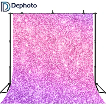 

DePhoto Pink Glitte Bokeh Baby Newborn Photography Backgrounds Birthday party Photographic Backdrops For Photo Studio