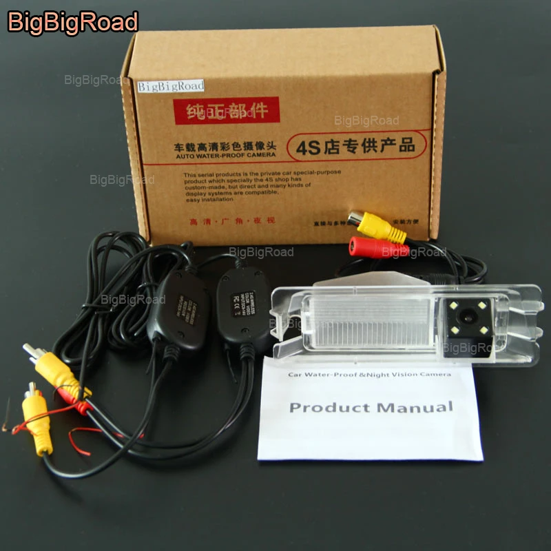 

BigBigRoad For Nissan Micra K12 K13 / March 2011 2012 2013 2014 2015 Wireless Camera Car Rear View Reversing Backup Camera
