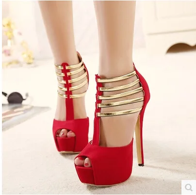 

2019 Sexy High Heels Women Shoes Platform Peep Toe Wedding Shoes Women Pumps Black Red Shoes Woman High Heel Shoes tacones mujer