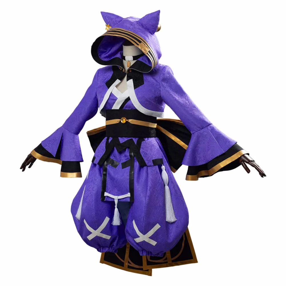 Fate Grand Order tamamo no Mae косплей костюм, полный набор Хэллоуин карнавал, изготовленные на заказ костюмы
