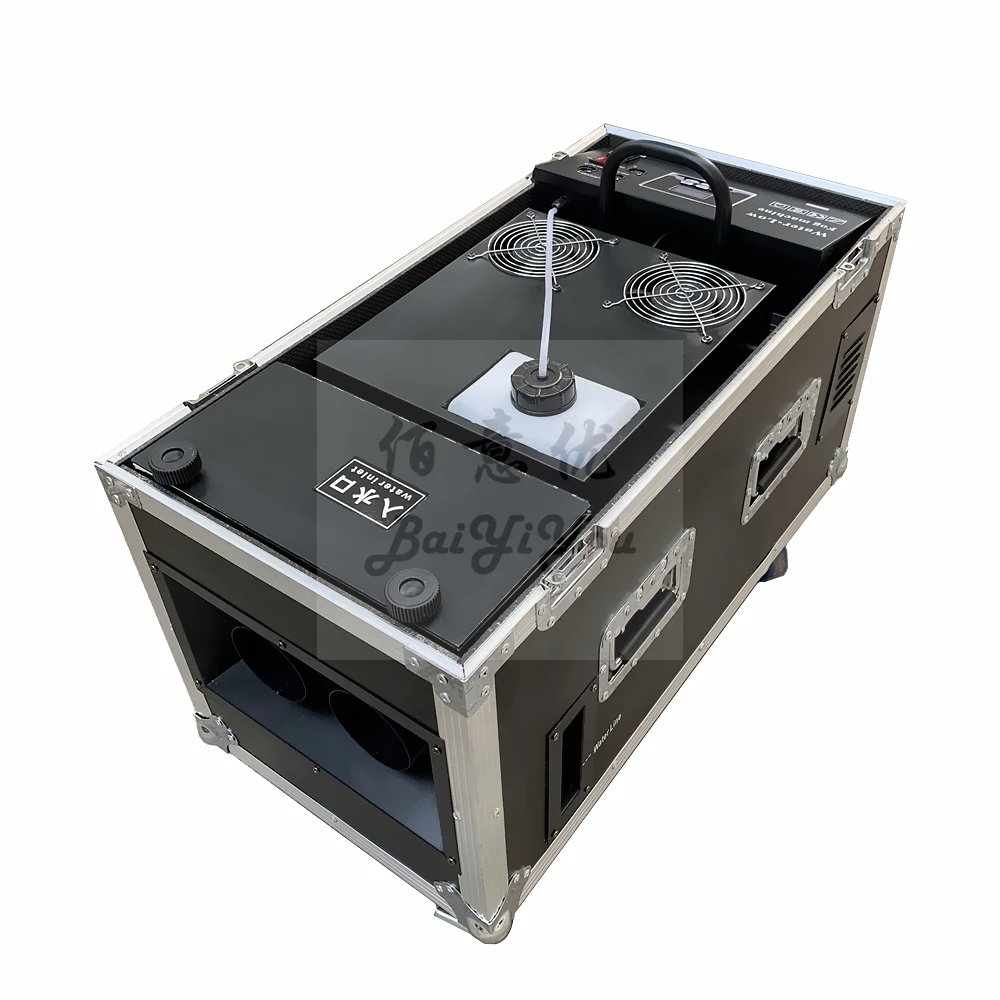 1х дизайн двойной шланг выход вода дым машина DMX дистанционное управление сценический эффект 3000 Вт вода низкая машина тумана
