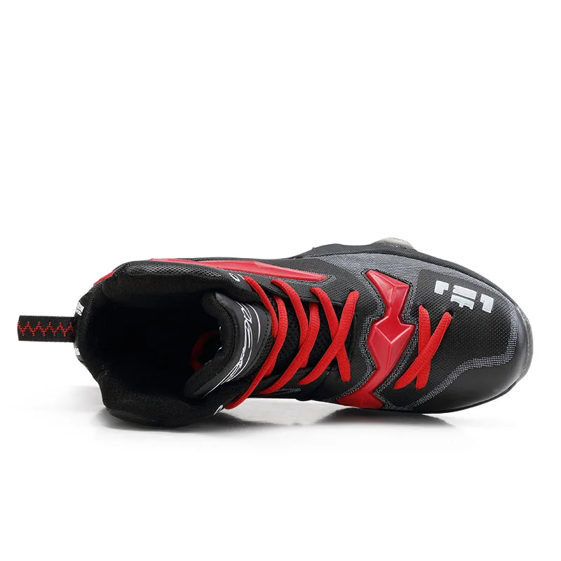 Alto-top hombres de baloncesto de chicos zapatos de mujer zapatos transpirable amortiguación formación zapatillas de baloncesto profesional cesta homme baloncesto