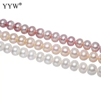 

Cultured Potato Freshwater Pearl Beads natural 9-10mm Approx 0.8mm