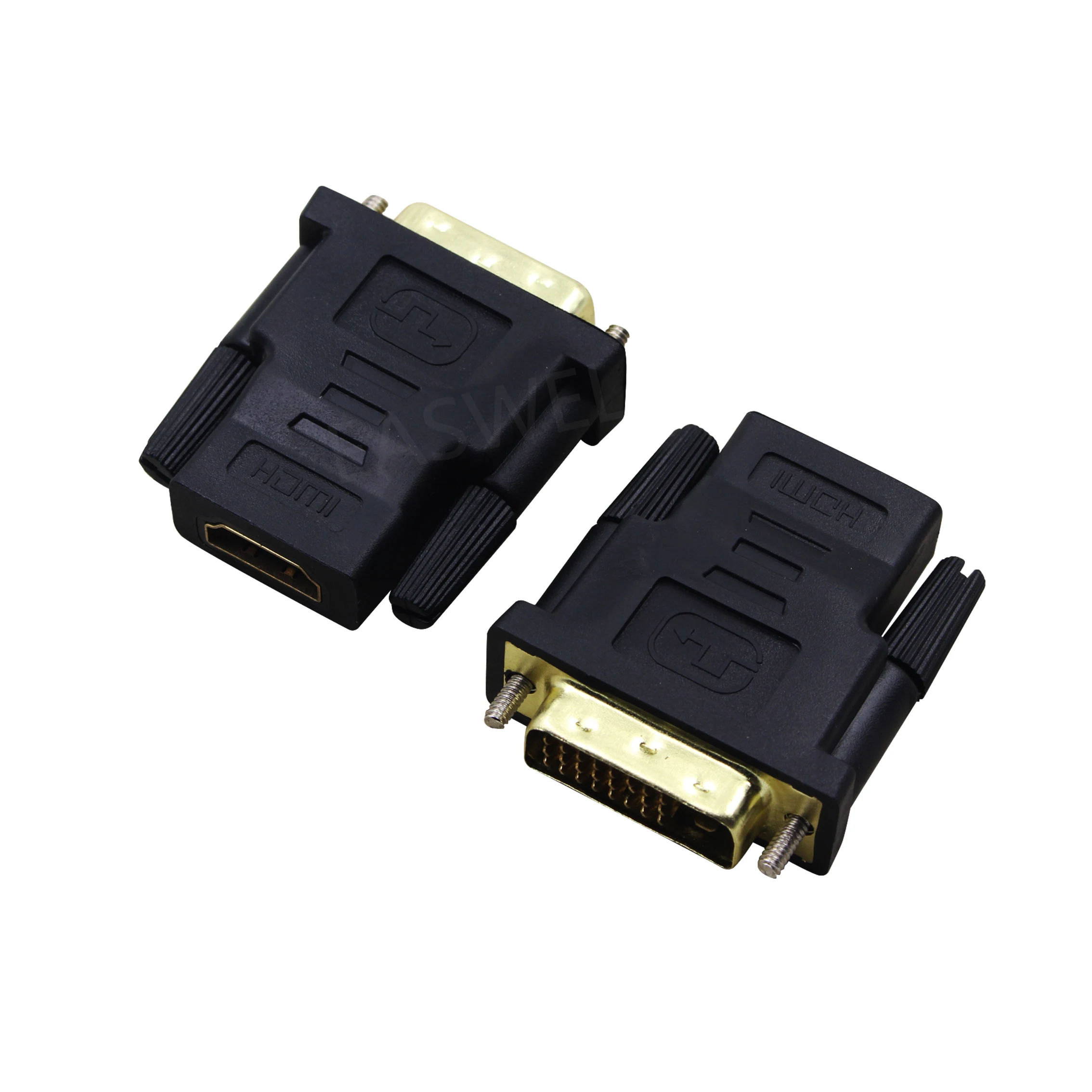 50 шт. DVI 24+ 1 25 контактный разъем для HDMI типа «Мама»; адаптер позолоченный конвертер для HDTV ТВ