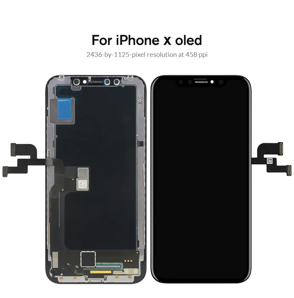 Grade For iPhone X S Max XR LCD Display For Tianma AMOLED OEM Touch Screen With Digitizer Replacement Assembly Parts Black