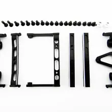 Горячие гонки реечная направляющая скоба Бампер Комплект Для осевой SCX10