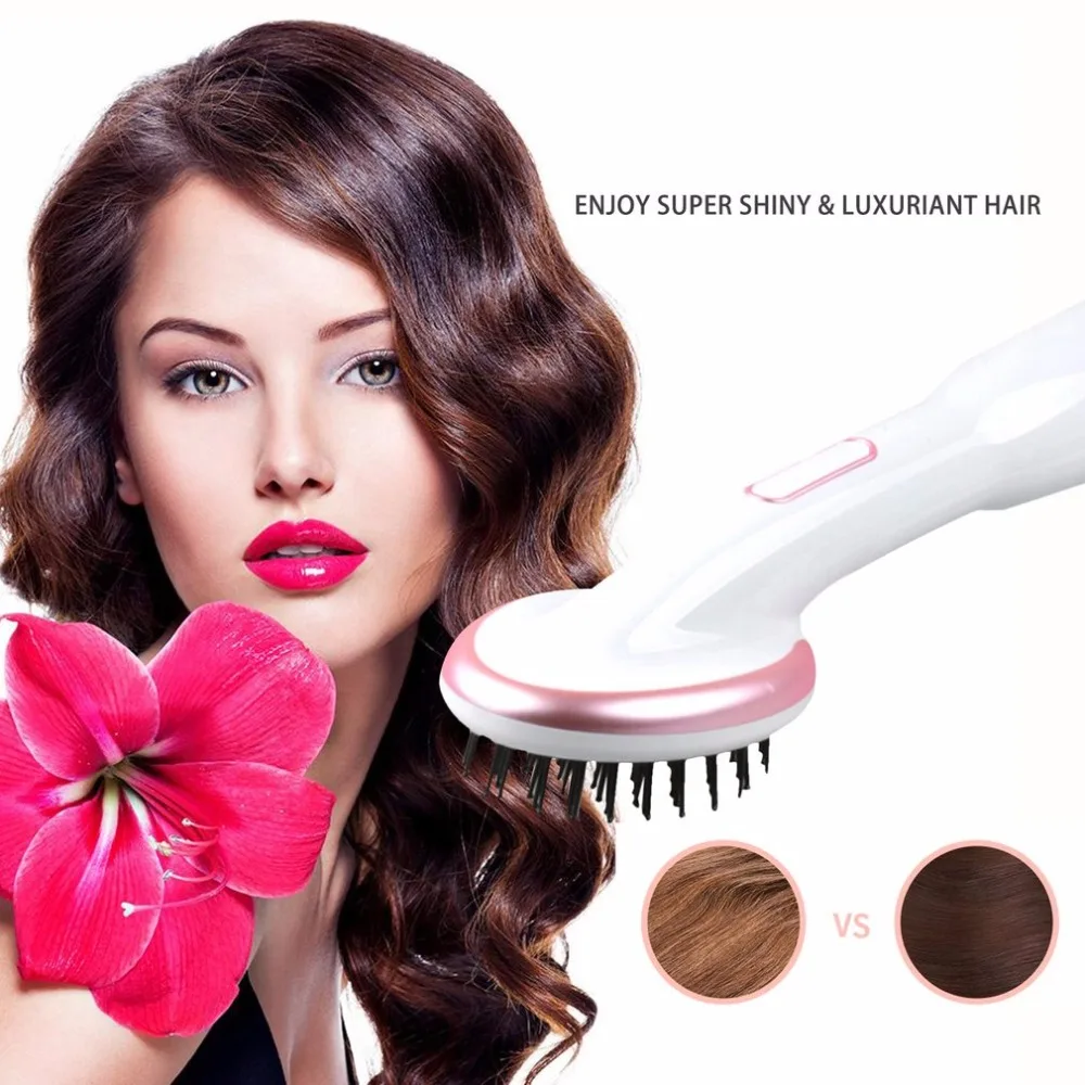 

2 in 1 1200W Anion Dry & Wet Hot Brush Straight Hair Comb Hair Dryer Styler Overheat Protection For All Hair Types hot