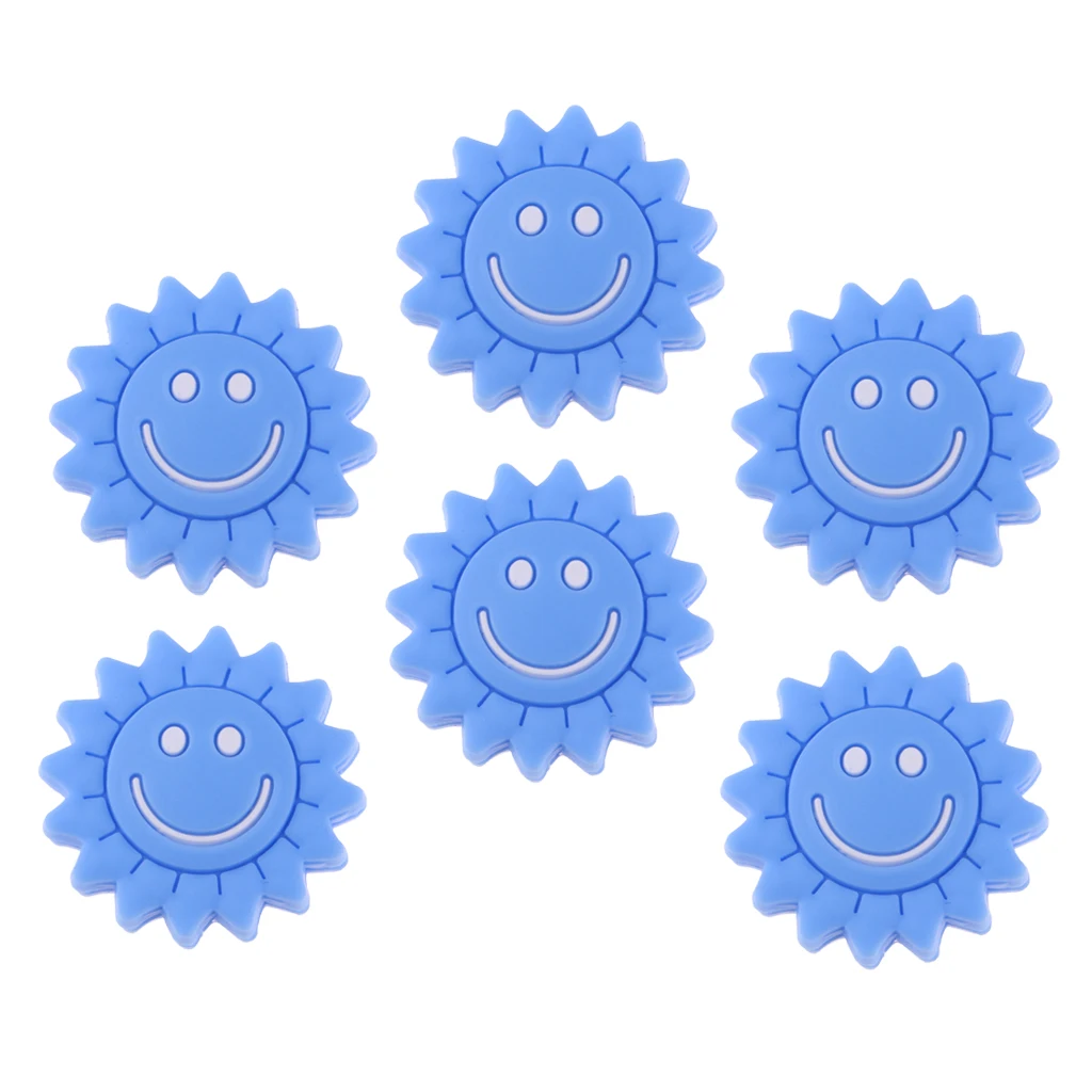 Premium Tennis Vibration Dampener 6 Pack Tennis Racket Shock Absorber Gift for Tennis Players Sunflower Taichi