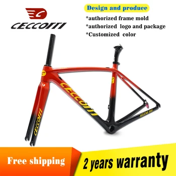 

2019 new Ceccotti carbon road bike frame T1000 speed cycling carbon bike frame super light