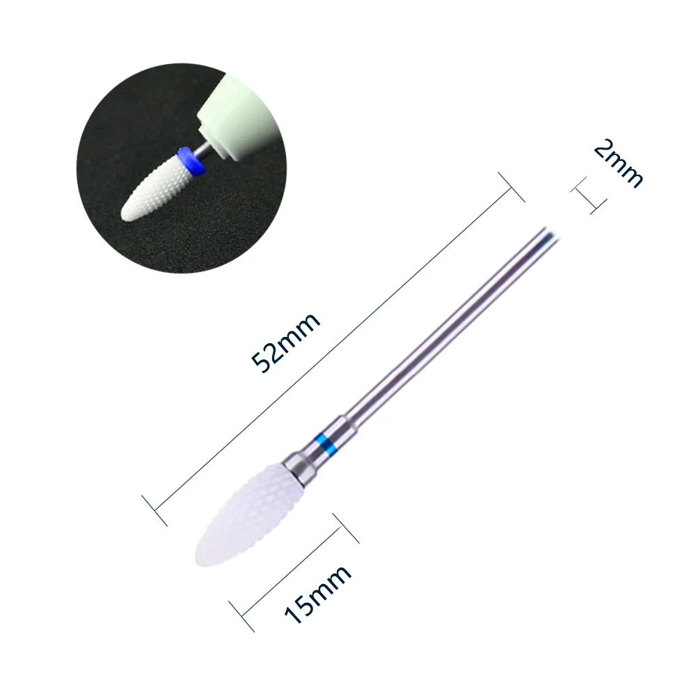 Прибор для маникюра пуля керамический сверло для ногтей художественные инструменты фреза для маникюра роторные фрезы Очиститель Ногтей