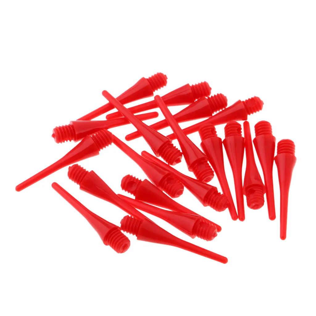 20Pcs/Lot Nylon Soft Tips Dart Points Replacement for Electronic Darts Universal 2BA Conversion Dart Needles Dartboards Supplies