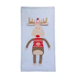 Рождество детское одеяло обертывания милый олень трикотажные детские бросок Подставки для фотографий Одеяло s диван-кровать автомобиль