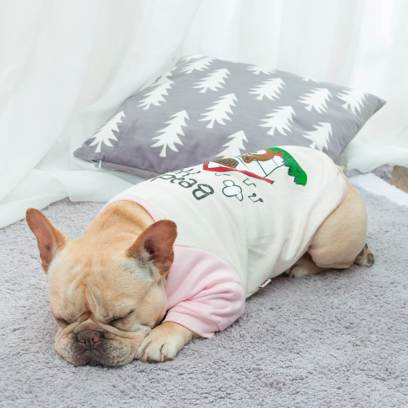

Cotton Pet Shirt Soft Pet Dog Clothes Print Pets Dogs Clothing For Small Medium Dogs Costume French Bulldog Pet Shirt Ropa Perro