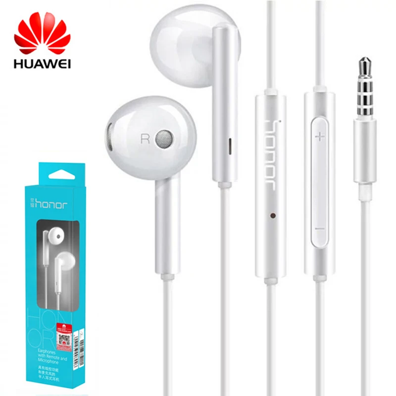 huawei AM115 наушники с микрофоном стереонаушники наушники-вкладишы для iPhone 6 6s samsung Xiaomi смартфон huawei MP3 ПК