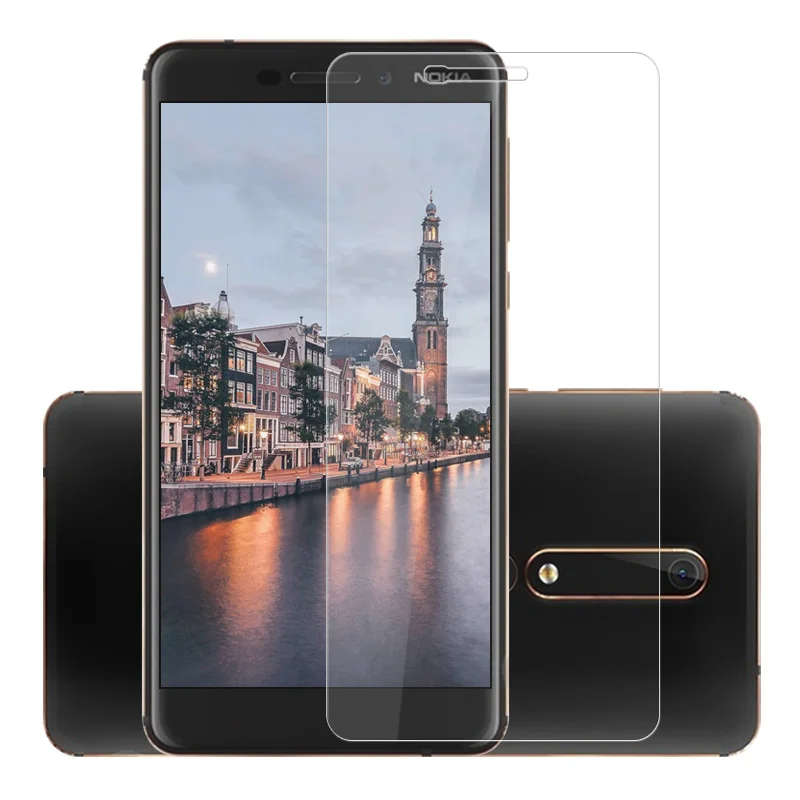 Закаленное стекло для Nokia 6 2018 TA 1054 защита экрана полное покрытие второе поколение