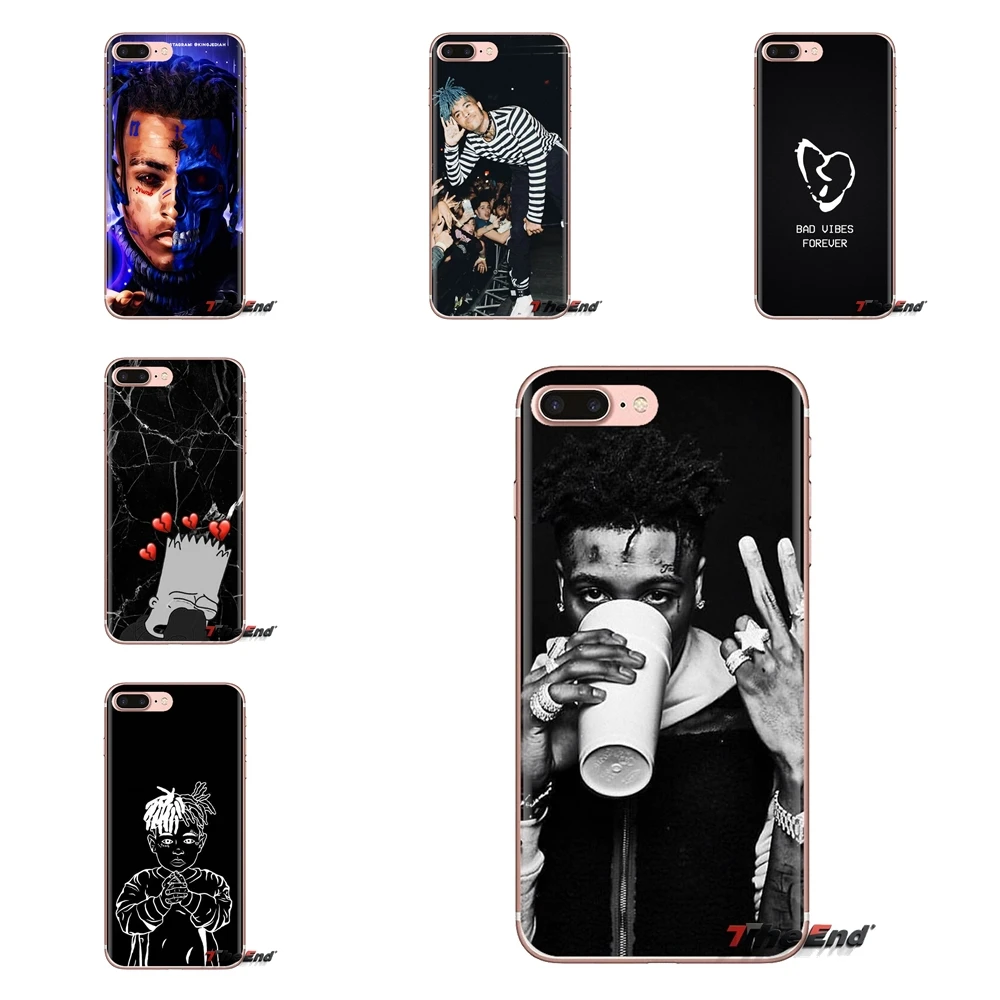 

For Xiaomi Redmi 4A S2 Note 3 3S 4 4X 5 Plus 6 7 6A Pro Pocophone F1 Xxxtentacion Transparent Soft Shell Covers