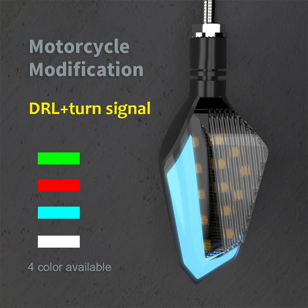 

2pcs Motorcycle Led Turn Signal Flasher for Honda Grom Cb190r Cbr250r Yamaha Fz1 Fz6 Ybr 125 Bmw F800r buell Tail Light