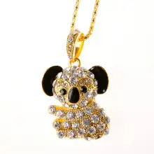 Милый коала ювелирный usb-накопитель 64 ГБ 32 ГБ оперативной памяти, 16 Гб встроенной памяти, 128 Гб flash usb флеш-накопитель диск Флешка 1 ТБ 2 ТБ на флэшке, флэш-накопитель девушке подарок 2,0