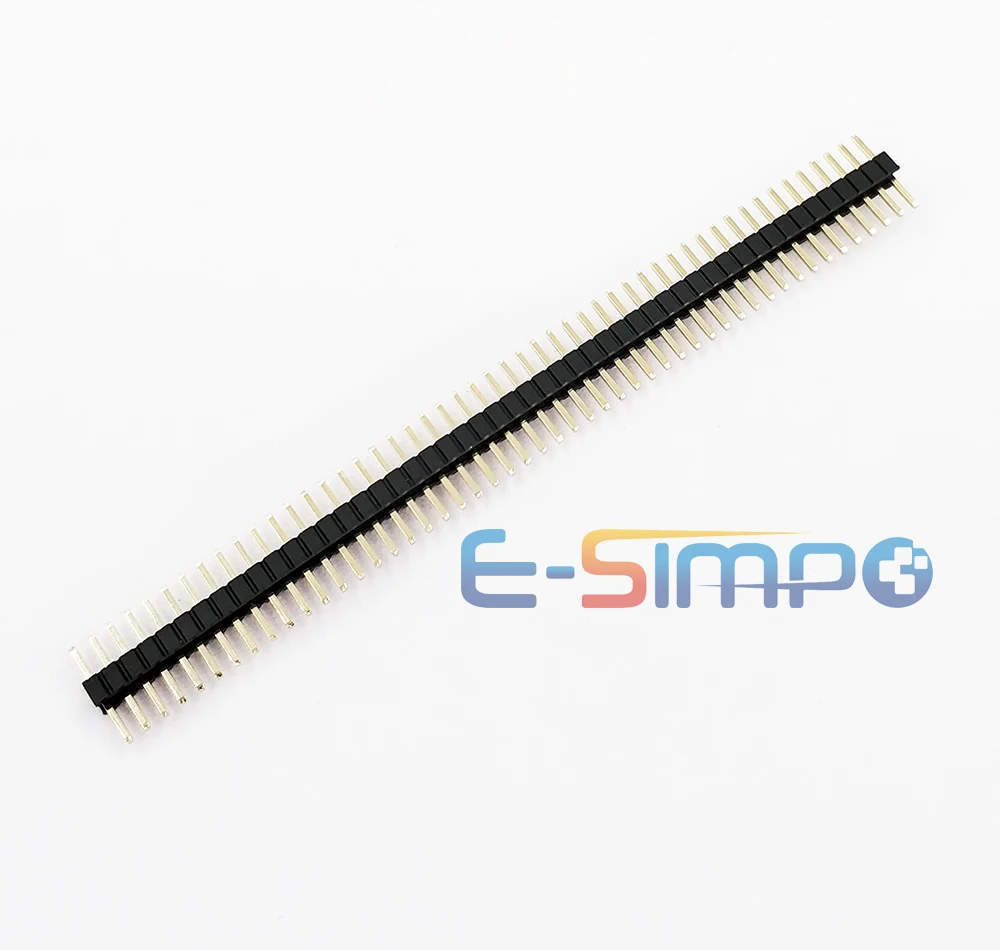 10 шт. 1x40P 1 27 мм штырьковый разъем 0 05 дюйма PCB отрывающийся штырь прямой Однорядный