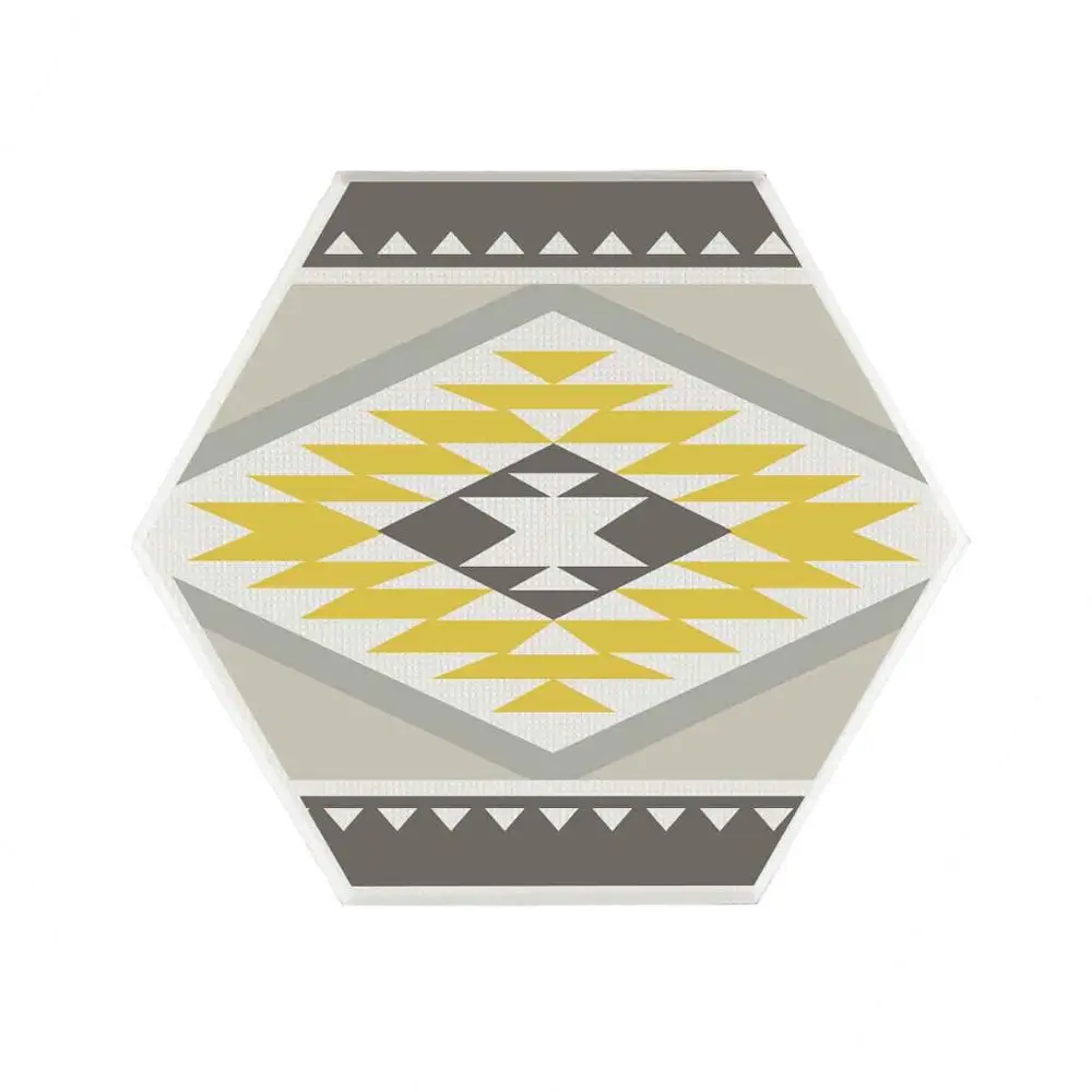 Скандинавские геометрические абстракции 3D шестигранные самоклеющиеся настенные стикеры декоративная живопись для гостиной спальни украшения дома - Цвет: yanjing