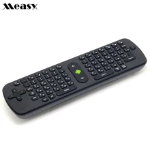 Measy RC11 русская/английская Мини Беспроводная клавиатура Air mouse для Android tv Box/PC/IP tv/Mini PC/Laptop-20 шт