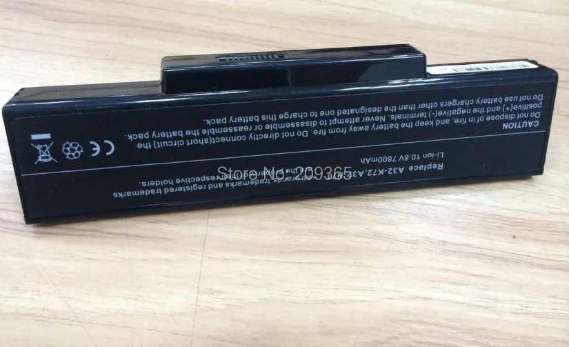 Najtaniej 9 komórki 7800 mAh Laptop bateria do ASUS K73 K73E K73J K73S K73SV N71 N71J N71V N73 N73F N73G N73J N73S N73V x77 X77J X77V