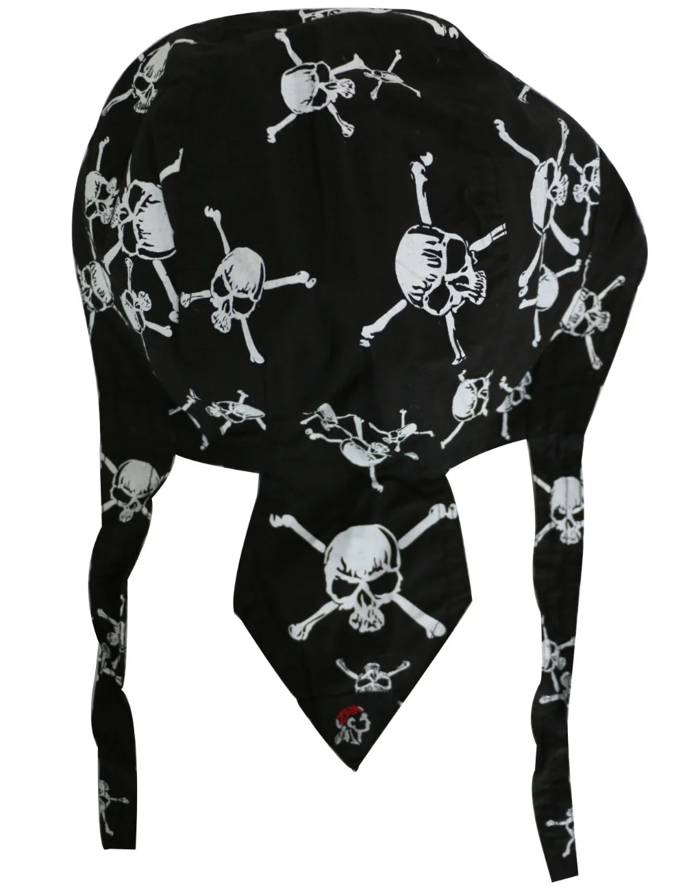 2017 New Punk Outdoor Motorcycle Men Black Red Skull Print Bandana Head