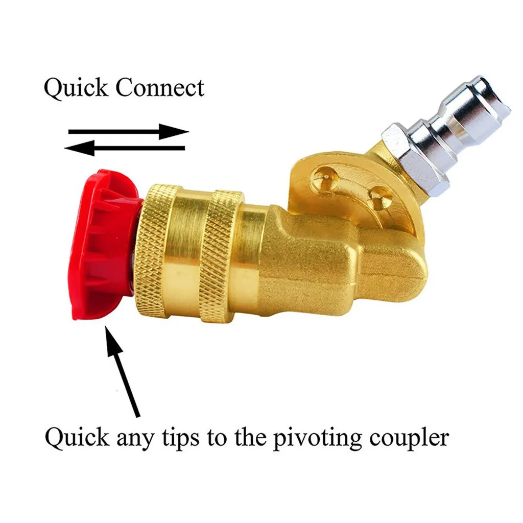 Сопло высокого давления омывателя палочка Поворотная муфта мощность распылительный комплект 4500 PSI аксессуары Практичный Прочный Высокое качество# WL1