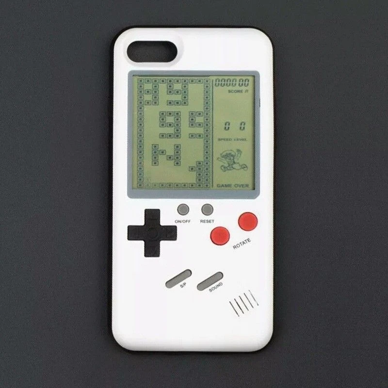 New Tetris game console  classic  retro personality For Iphone7 8plus 6s ABS  classic game decompression cell phone case